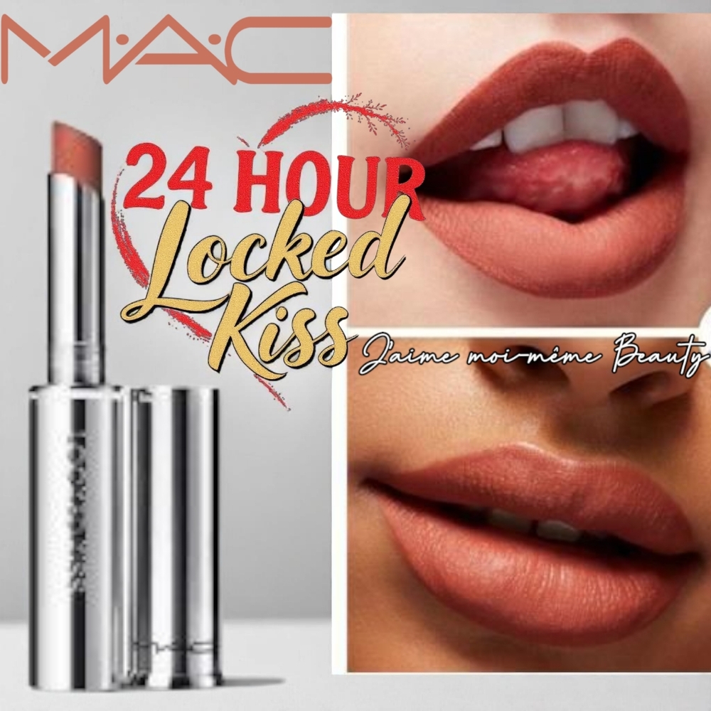 MAC Cosmetics 24 Hour Locked Kiss Lipstick - Meticulous- Rosewood